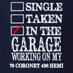 Single Taken In The Garage Working On My 1970 DODGE CORONET 426 HEMI M