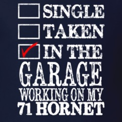 Single Taken In The Garage Working On My 1971 AMC HORNET Muscle Car T 