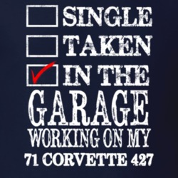 Single Taken In The Garage Working On My 1971 CHEVROLET CORVETTE Muscl