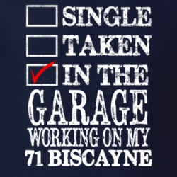 Single Taken In The Garage Working On My 1971 CHEVY BISCAYNE Muscle Ca