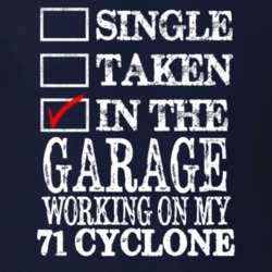 Single Taken In The Garage Working On My 1971 MERCURY CYCLONE Muscle C