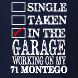 Single Taken In The Garage Working On My 1971 MERCURY MONTEGO Muscle C