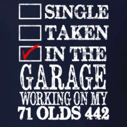 Single Taken In The Garage Working On My 1971 OLDSMOBILE 442 Muscle Ca