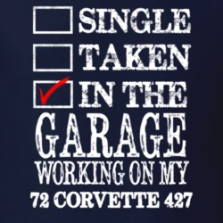 Single Taken In The Garage Working On My 1972 CHEVROLET CORVETTE Muscl