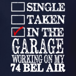 Single Taken In The Garage Working On My 1974 CHEVY BEL AIR Muscle Car