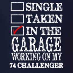 Single Taken In The Garage Working On My 1974 DODGE CHALLENGER Muscle 
