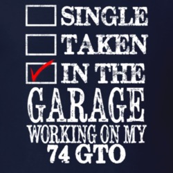 Single Taken In The Garage Working On My 1974 PONTIAC GTO Muscle Car T