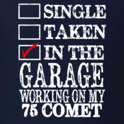 Single Taken In The Garage Working On My 1975 MERCURY COMET Muscle Car