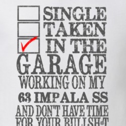 Single Taken In The Garage 1963 CHEVY IMPALA SS Distressed Look Muscle