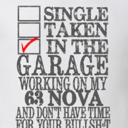 Single Taken In The Garage 1963 CHEVY NOVA Distressed Look Muscle Car 