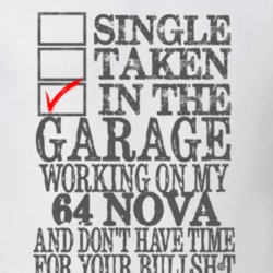 Single Taken In The Garage 1964 CHEVY NOVA Distressed Look Muscle Car 