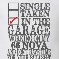 Single Taken In The Garage 1966 CHEVY NOVA Distressed Look Muscle Car 