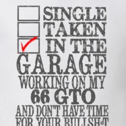 Single Taken In The Garage 1966 PONTIAC GTO Distressed Look Muscle Car