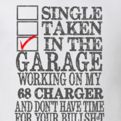 Single Taken In The Garage 1968 DODGE CHARGER Distressed Look Muscle C