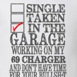 Single Taken In The Garage 1969 DODGE CHARGER Distressed Look Muscle C
