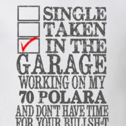 Single Taken In The Garage 1970 DODGE POLARA Distressed Look Muscle Ca