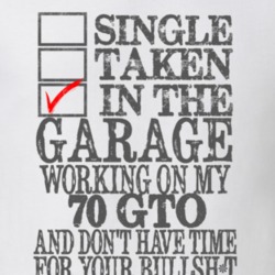 Single Taken In The Garage 1970 PONTIAC GTO Distressed Look Muscle Car