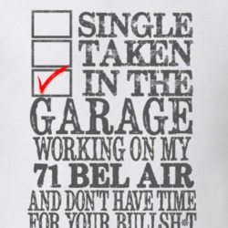 Single Taken In The Garage 1971 CHEVY BEL AIR Distressed Look Muscle C