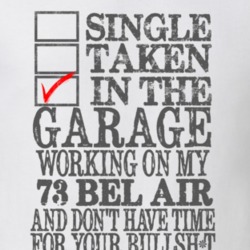 Single Taken In The Garage 1973 CHEVY BEL AIR Distressed Look Muscle C