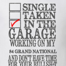 Single Taken In The Garage 1984 BUICK GRAND NATIONAL Distressed Look M