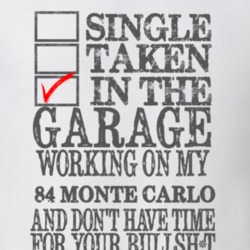 Single Taken In The Garage 1984 CHEVROLET MONTE CARLO Distressed Look 