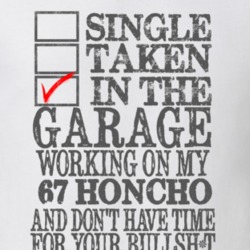 Single Taken in the Garage With Jeep 1967 Honcho Funny Jeep T Shirt