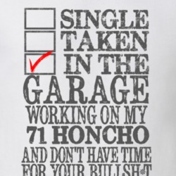 Single Taken in the Garage With Jeep 1971 Honcho Funny Jeep T Shirt