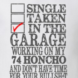 Single Taken in the Garage With Jeep 1974 Honcho Funny Jeep T Shirt