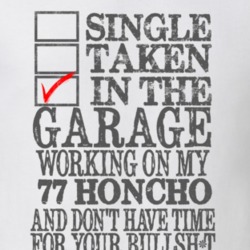 Single Taken in the Garage With Jeep 1977 Honcho Funny Jeep T Shirt