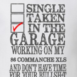 Single Taken in the Garage With Jeep 1986 Commanche XLS Funny Jeep T S