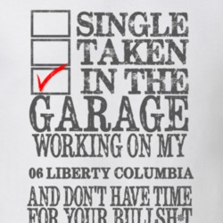 Single Taken in the Garage With Jeep 2006 Liberty Columbia Funny Jeep 
