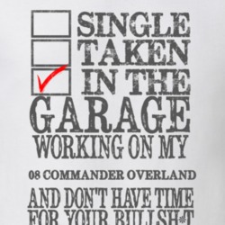 Single Taken in the Garage With Jeep 2008 Commander Overland Funny Jee