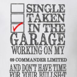 Single Taken in the Garage With Jeep 2009 Commander Limited Funny Jeep