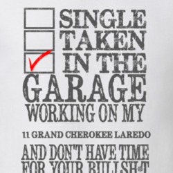 Single Taken in the Garage With Jeep 2011 Grand Cherokee Laredo Funny 