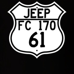 Highway Route Sign Jeep 1961 FC 170 T Shirt