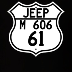 Highway Route Sign Jeep 1961 M 606 T Shirt
