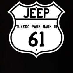 Highway Route Sign Jeep 1961 Tuxedo Park Mark III T Shirt