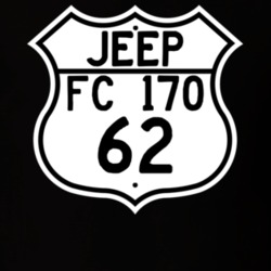 Highway Route Sign Jeep 1962 FC 170 T Shirt