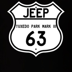 Highway Route Sign Jeep 1963 Tuxedo Park Mark III T Shirt