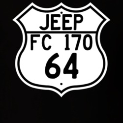 Highway Route Sign Jeep 1964 FC 170 T Shirt