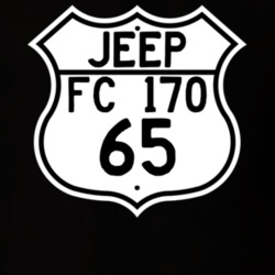 Highway Route Sign Jeep 1965 FC 170 T Shirt