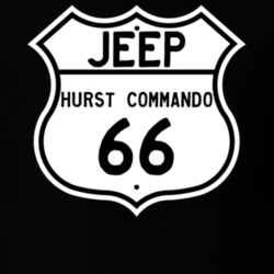 Highway Route Sign Jeep 1966 Hurst Commando T Shirt