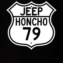 Highway Route Sign Jeep 1979 Honcho T Shirt