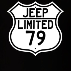Highway Route Sign Jeep 1979 Limited T Shirt
