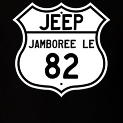 Highway Route Sign Jeep 1982 Jamboree LE T Shirt