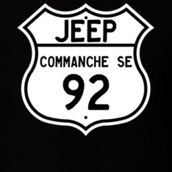 Highway Route Sign Jeep 1992 Commanche SE T Shirt