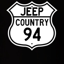 Highway Route Sign Jeep 1994 Country T Shirt