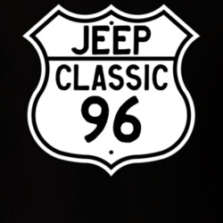 Highway Route Sign Jeep 1996 Classic T Shirt