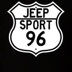 Highway Route Sign Jeep 1996 Sport T Shirt