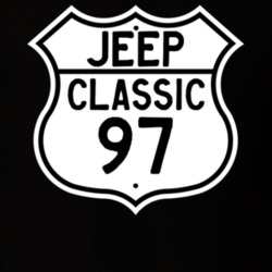 Highway Route Sign Jeep 1997 Classic T Shirt